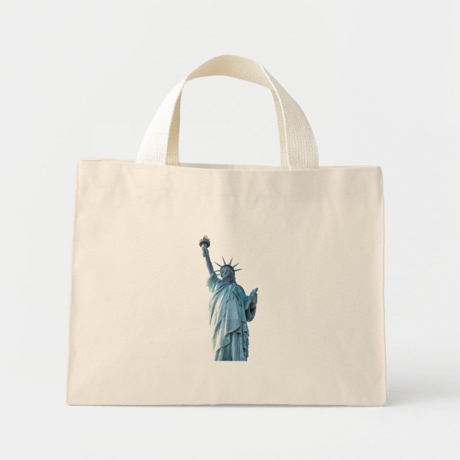 Statue of liberty   mini tote bag (Front)