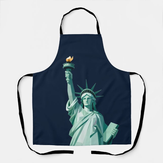 Statue of Liberty Modern Art Apron (Front)