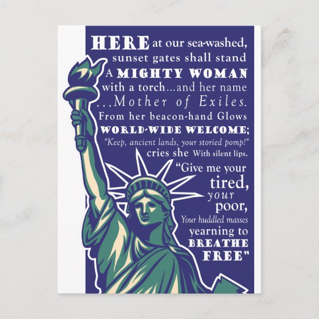 Statue of Liberty, Mother of Exiles - Postcard (Front)