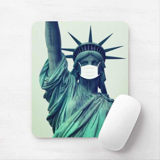 Statue of Liberty Mouse Pad (With Mouse)