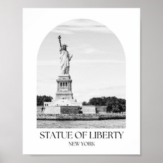 Statue of Liberty New York Arch Photo Print