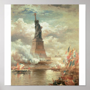 Statue of Liberty, New York circa 1800's Poster
