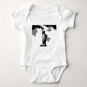 Statue of Liberty New York City Baby Bodysuit