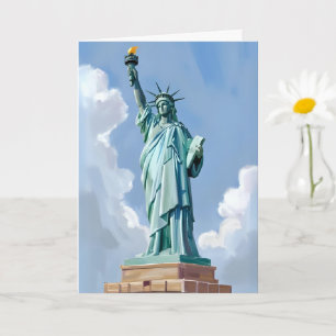 Statue of Liberty New York City Card