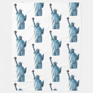 Statue of Liberty New York City Fleece Blanket