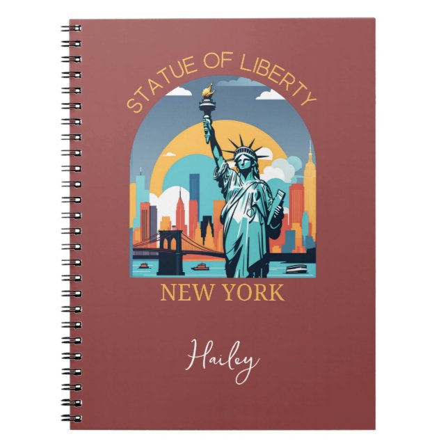 Statue of Liberty, New York City Notebook (Front)