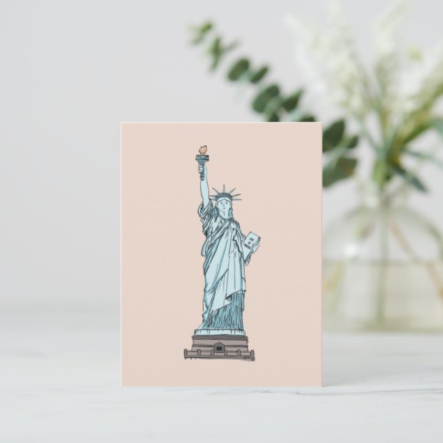 Statue of Liberty - New York City - Postcard (Standing Front)