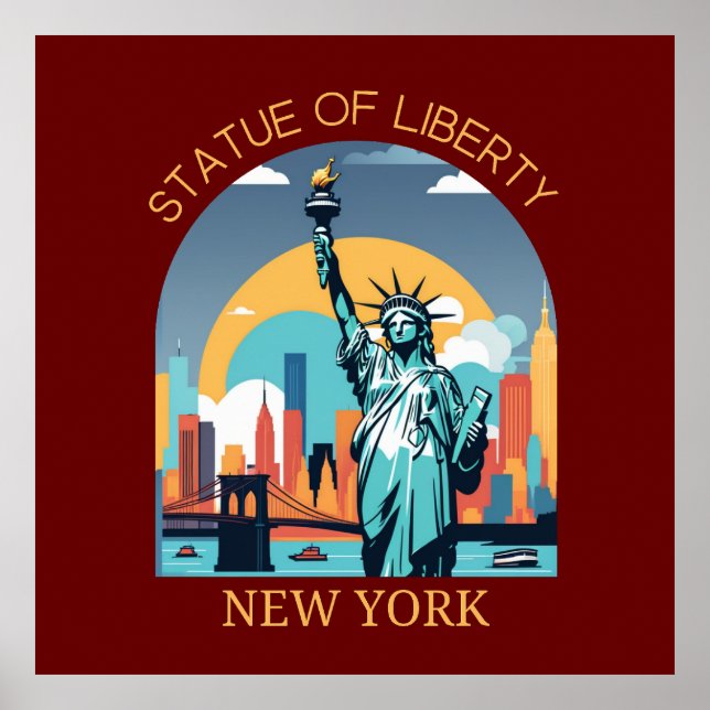 Statue of Liberty, New York City Poster (Front)
