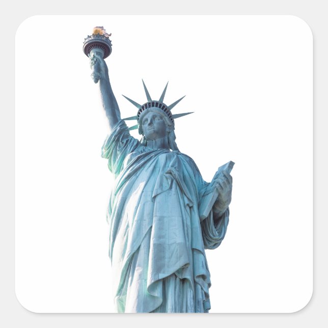 Statue of Liberty New York City Square Sticker (Front)