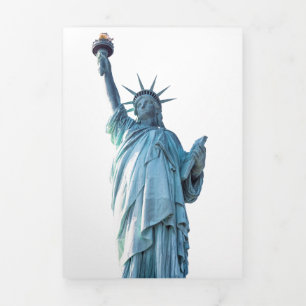 Statue of Liberty New York City Tri-Fold Announcement