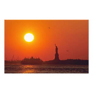 Statue of Liberty, New York Harbour, NY, USA, Photo Print