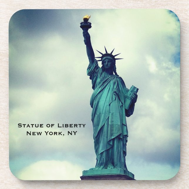 Statue of Liberty, New York, NY (Lady Liberty NYC) Coaster (Front)