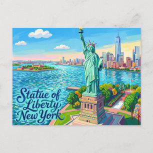 Statue of Liberty, New York Postcard