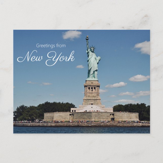 Statue of Liberty New York Postcard (Front)