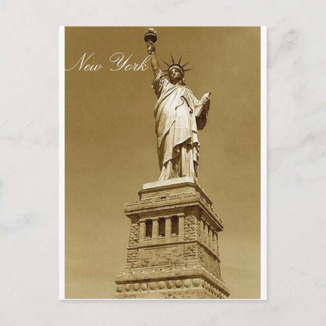 Statue of Liberty, New York Postcard (Front)