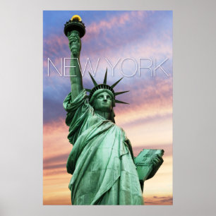 statue of liberty new york poster