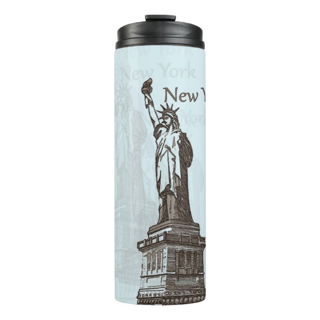 Statue of Liberty- New York Thermal Tumbler (Front)