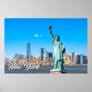 Statue Of Liberty, New York, United States Poster
