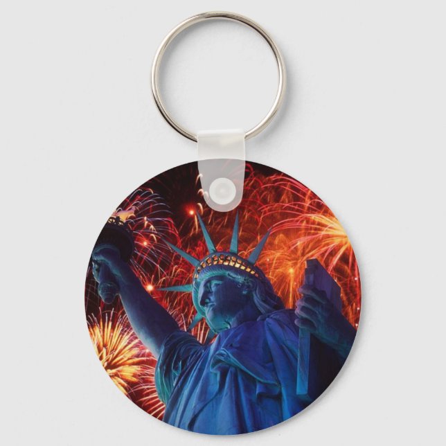 Statue_Of_Liberty_ NewYork _Harbor. Key Ring (Front)