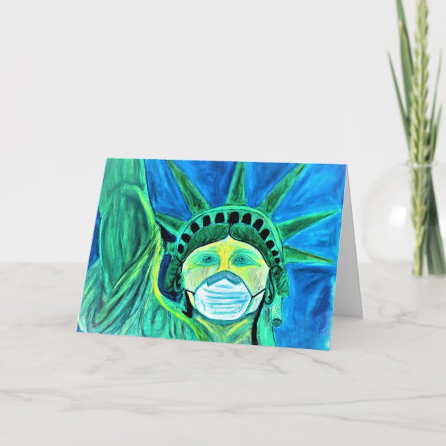 Statue of Liberty Note Card <Blank Inside> (Front)