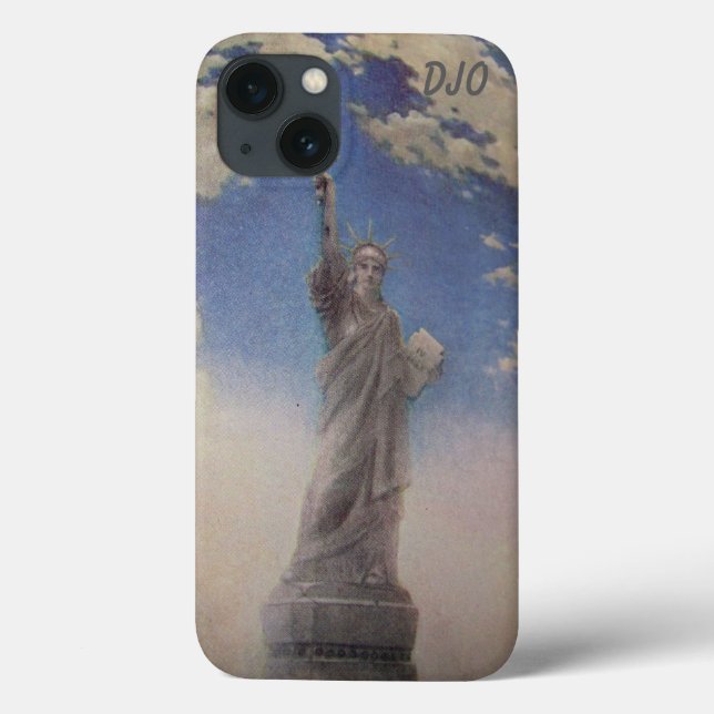 Statue of Liberty Painting Case-Mate iPhone Case (Back)