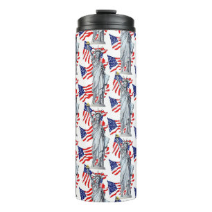 Statue of Liberty, Patriot America Thermal Tumbler