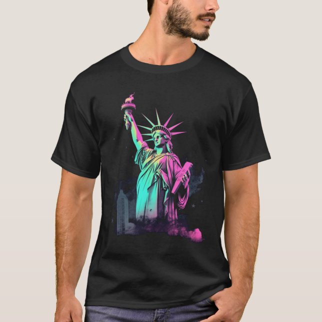 Statue Of Liberty Performance Graphic T-Shirt (Front)