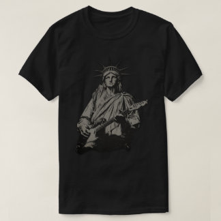 Statue of Liberty Playing Guitar  T-Shirt