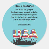 Statue of Liberty Poem, A Nation of Immigrants