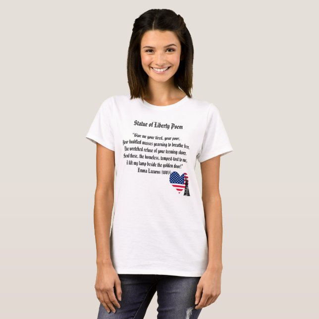 Statue of Liberty Poem T-Shirt (Front Full)