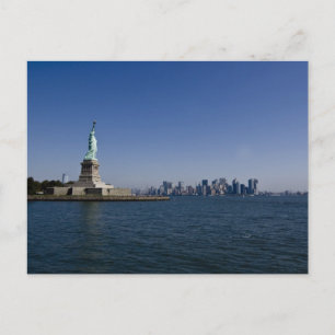statue of liberty postcard