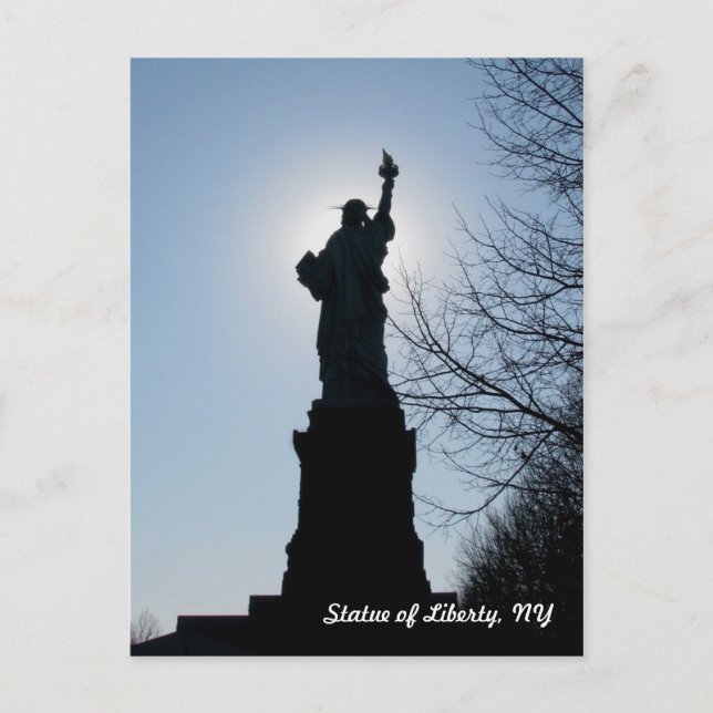 Statue of Liberty postcard (Front)
