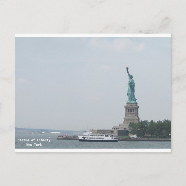 Statue of Liberty Postcard (Front)