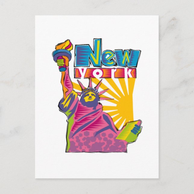 Statue of Liberty Postcard (Front)