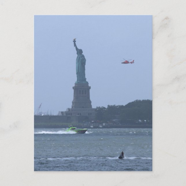 Statue Of liberty Postcard (Front)