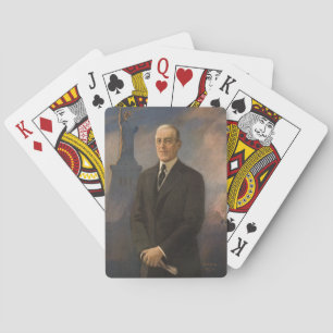 Statue of Liberty & President Woodrow Wilson Playing Cards