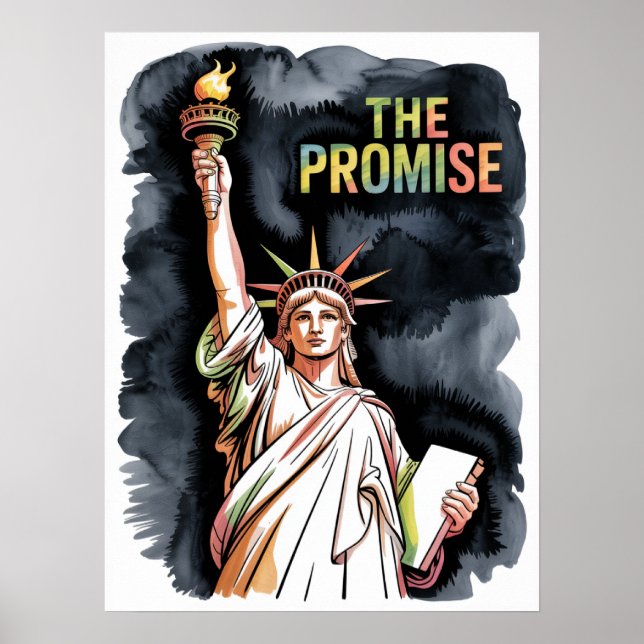 Statue of Liberty promise glow Poster (Front)