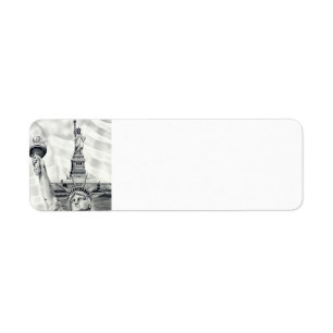 Statue of Liberty Return Address Labels
