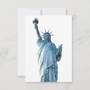 Statue of liberty   RSVP card