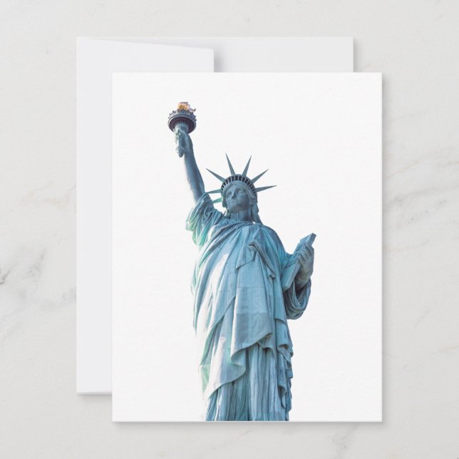 Statue of liberty  save the date (Front)