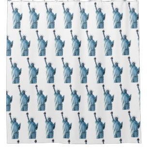 Statue of liberty   shower curtain