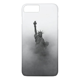 Statue of liberty shrouded in fog iPhone 8 plus/7 plus case