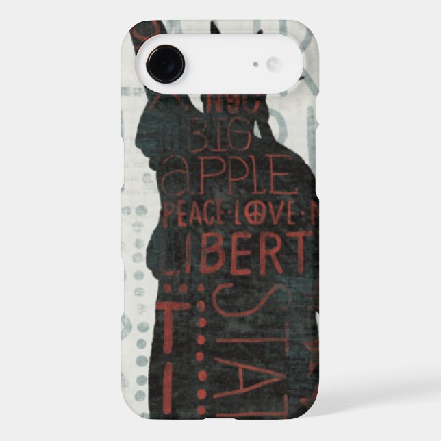 Statue of Liberty Silhouette Case-Mate iPhone Case (Back)