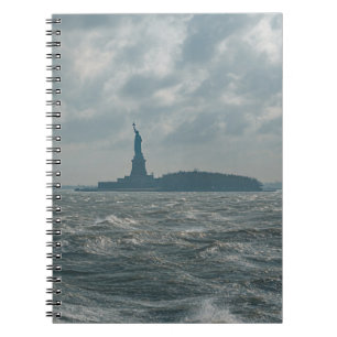 Statue of Liberty Stormy Waters Notebook