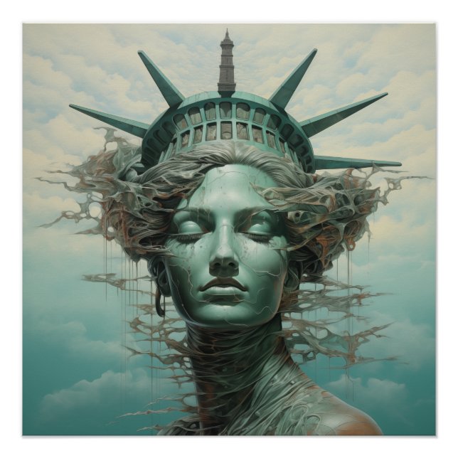 Statue of Liberty - Surrealism Poster (Front)