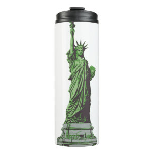 statue of liberty thermal tumbler