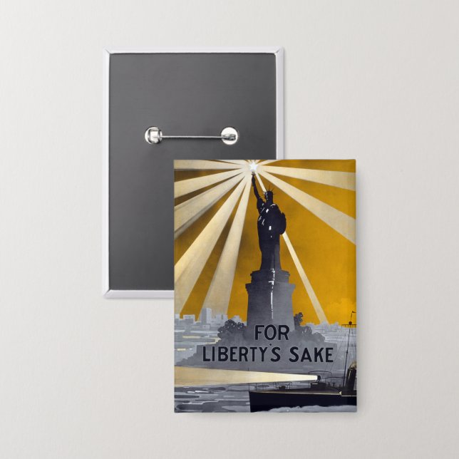 Statue of Liberty Torch & US Navy World War II    (Front/Back)