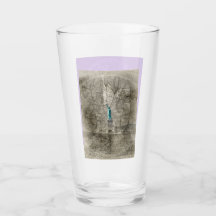 Statue of Liberty Travel Map Pint Glass Tumbler