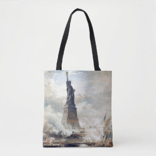 Statue of Liberty Unveiling 1886 Tote Bag