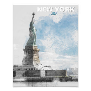 Statue of Liberty USA Holiday – Manhattan NYC  Photo Print
